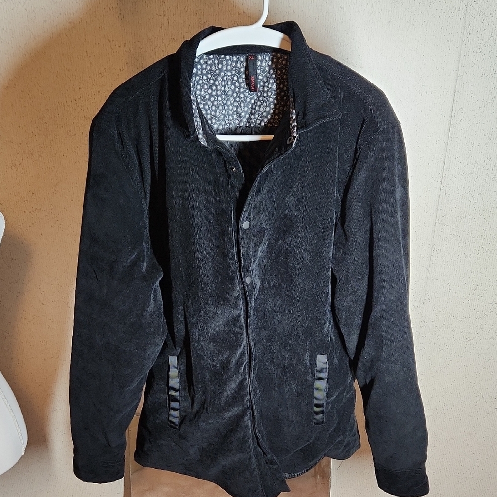 Men's Black Suede Jacket